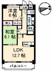ジュビリーの間取り画像