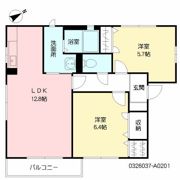 M’sスクエアIIの間取り画像