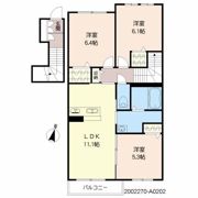 メゾン エクラ―ジュの間取り画像