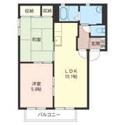 アーバンテラス Bの間取り画像