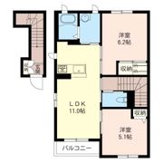 ShaMaison Cerezoの間取り画像
