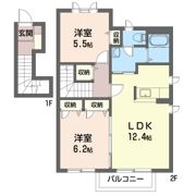サザンクロス伍番館の間取り画像