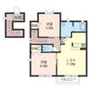 ルミエールSAKADO Aの間取り画像