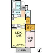 フラット テンの間取り画像