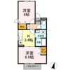 セジュールⅤIP IN Ⅱの間取り画像