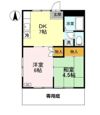 フローリスハイム Bの間取り画像