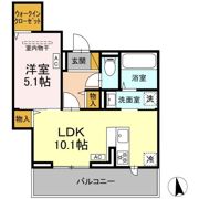 D-セアリス黒砂の間取り画像