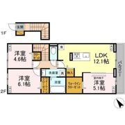 yamajuⅡの間取り画像