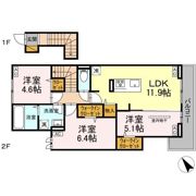 yamajuⅡの間取り画像