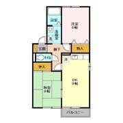 ピュアタウン南逆井 Cの間取り画像