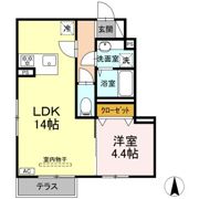 GRAND D-ROOM J 庄内の間取り画像