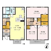 グランドゥールK Bの間取り画像