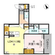 Chainon（ｼｪﾉﾝ）の間取り画像