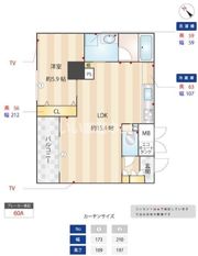 ニューガイア川崎No．70の間取り画像