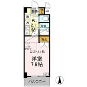ヴァンテアン清水の間取り画像