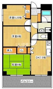 蔵王アイビーコートB棟の間取り画像
