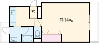 溝口マンションの間取り画像