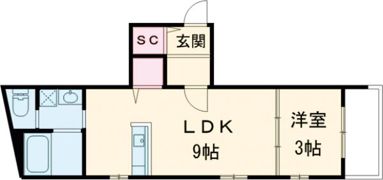 CANVAS KATSURAの間取り画像