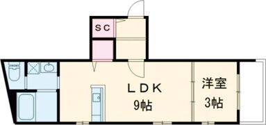 CANVAS KATSURAの間取り画像