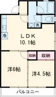 メゾン石川の間取り画像