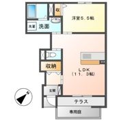 グリーン・ローズ 弐番館の間取り画像
