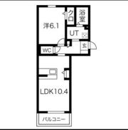 D-room百年橋通りの間取り画像