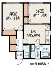 プリマテラス四街道の間取り画像