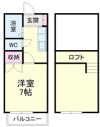 ビバリーハウス早出Bの間取り画像