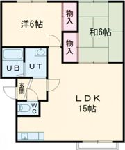 コーポ赤松Ⅰの間取り画像