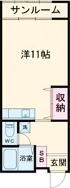 リラハイツの間取り画像