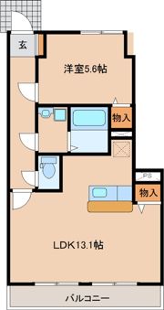 ハピネスⅠ番館の間取り画像