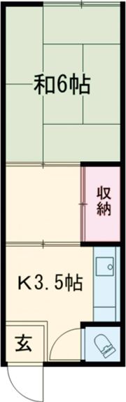 望月荘の間取り画像