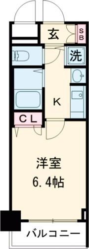 プレサンス大須観音駅前サクシードの間取り画像