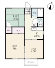 シティハイツエルムB棟の間取り画像