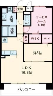 フェンテ・イーストⅡの間取り画像