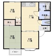 グリーンハイツの間取り画像