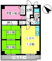 グランシャリオ南大橋の間取り画像