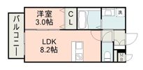 ラ・シック菊陽Ⅳの間取り画像