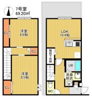 DUPLEST YM 大橋の間取り画像