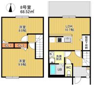 DUPLEST YM 大橋の間取り画像