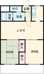 アベニュー黒崎の間取り画像