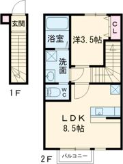 ファインヒルズⅡの間取り画像