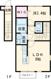 ファインヒルズⅡの間取り画像