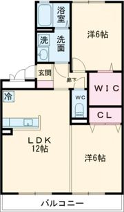 ケイズスクエアD棟の間取り画像