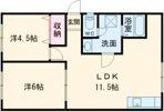 シーガル大和の間取り画像