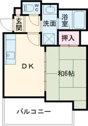 藤和シティホームズ神戸花隈の間取り画像