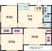 サンヒルズBの間取り画像