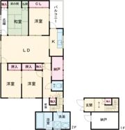 天美北3丁目戸建ての間取り画像