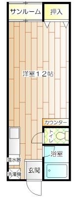 Jフラットの間取り画像