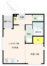 PRIME智明の間取り画像